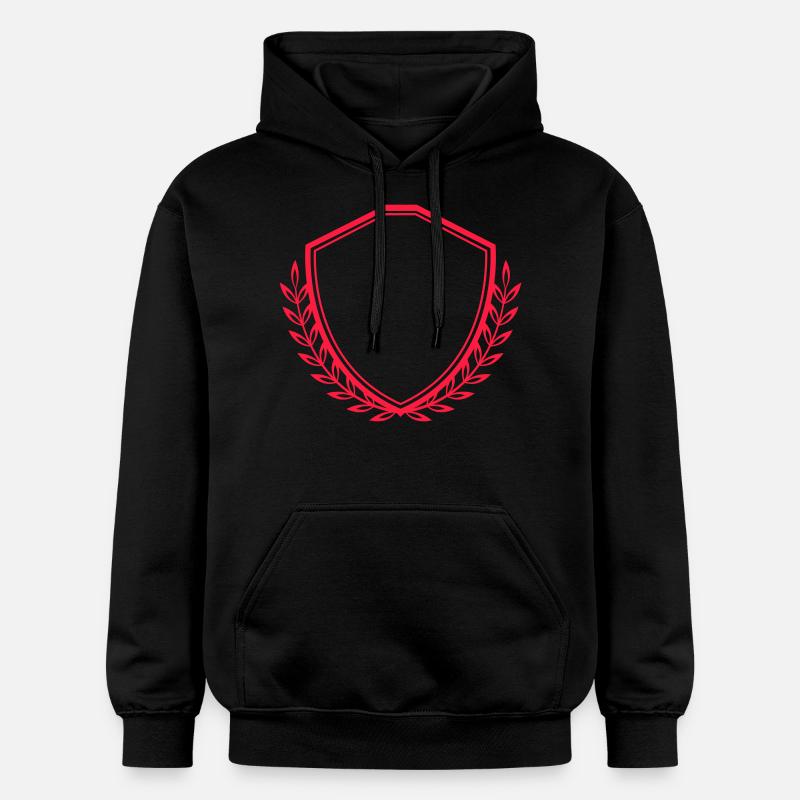 Armoiries de l’écusson - Sweat à capuche Softstyle® Gildan Unisexe - noir