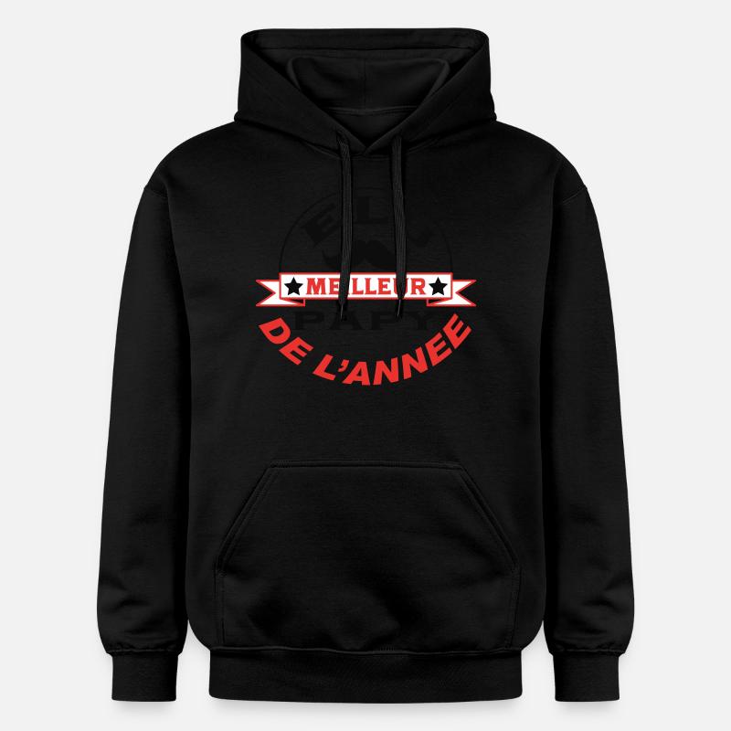Elu meilleur PAPY de l'année - Sweat à capuche Softstyle® Gildan Unisexe - noir