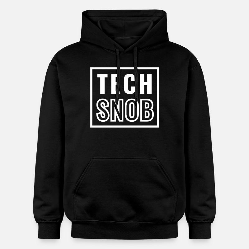 Tech Snob - Technologie - IT - Gildan Unisex Softstyle® Midweight Hoodie - Schwarz