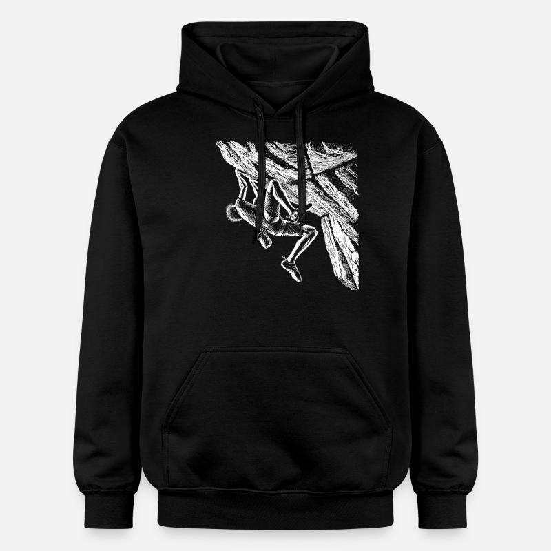 Grimper - Sweat à capuche Softstyle® Gildan Unisexe - noir