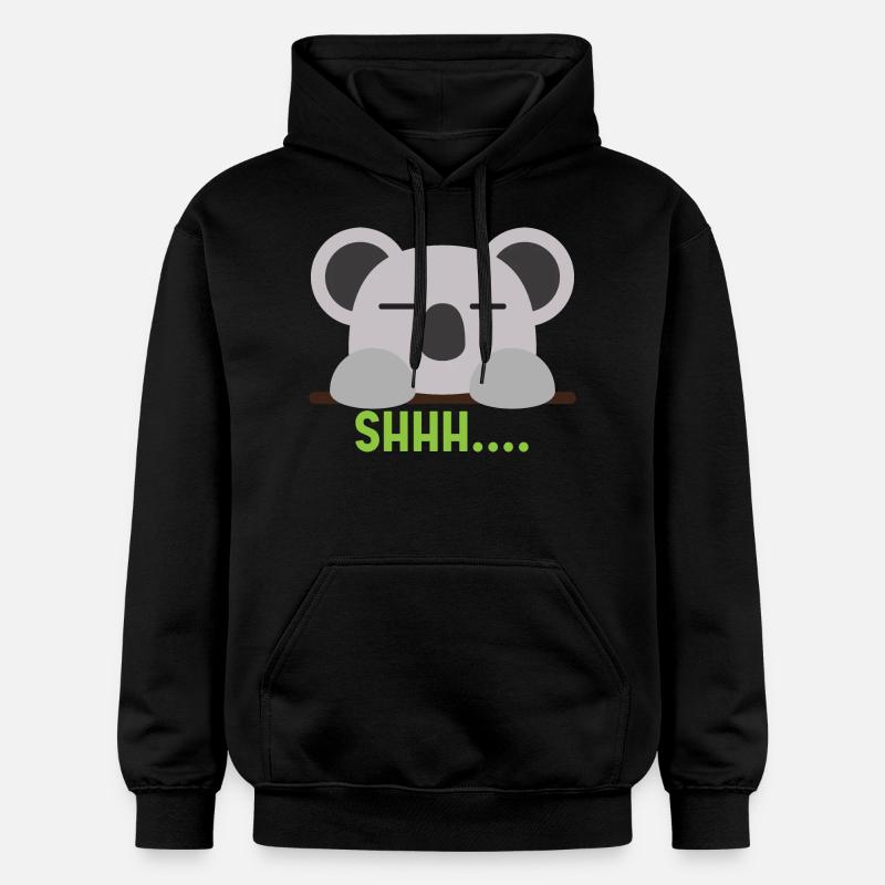 Koala 03 - Sweat à capuche Softstyle® Gildan Unisexe - noir