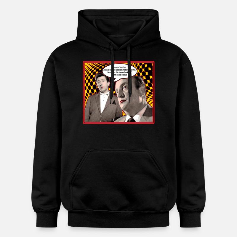 écoute on t'connaît pas - Sweat à capuche Softstyle® Gildan Unisexe - noir