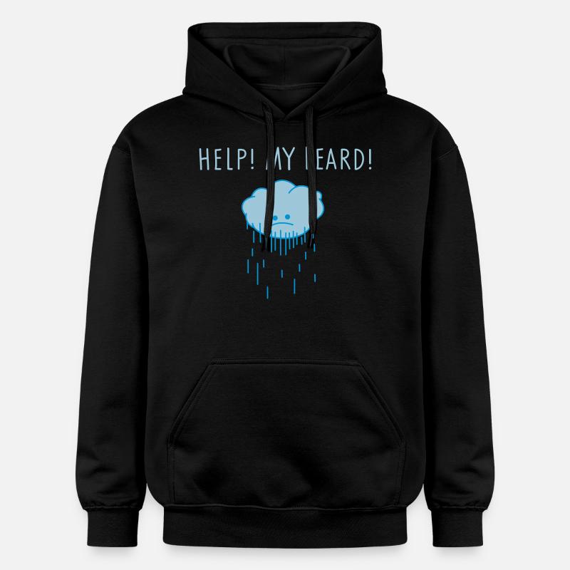 help (b) - Sweat à capuche Softstyle® Gildan Unisexe - noir