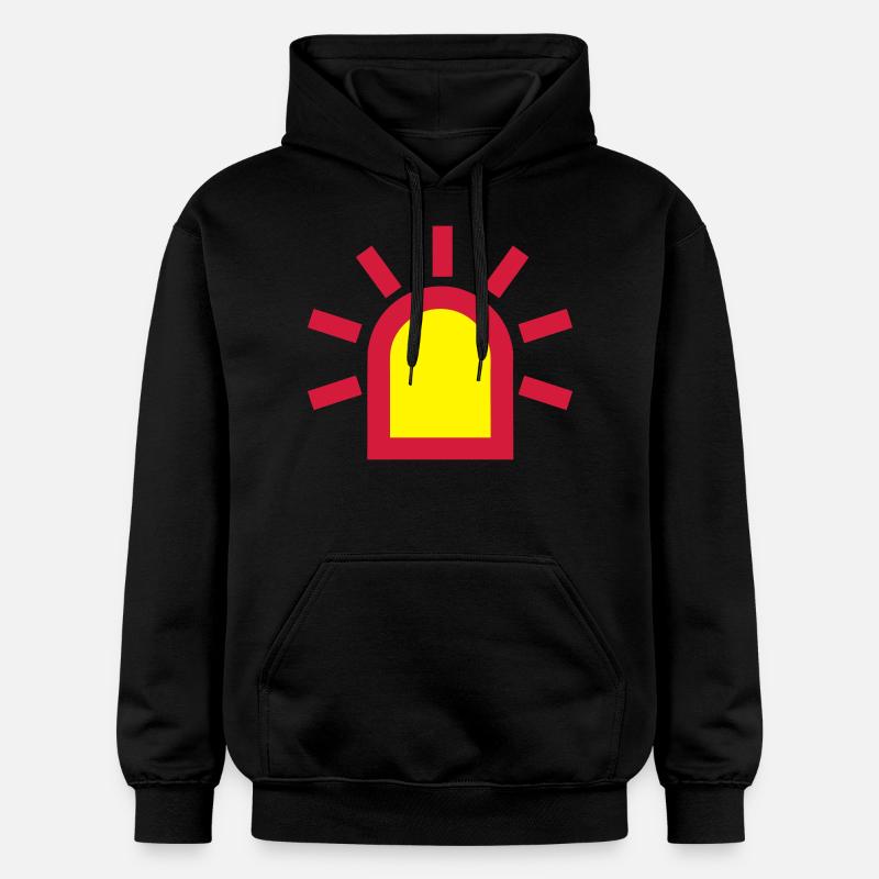 girophare gyrophare lumiere clignote 270 - Sweat à capuche Softstyle® Gildan Unisexe - noir