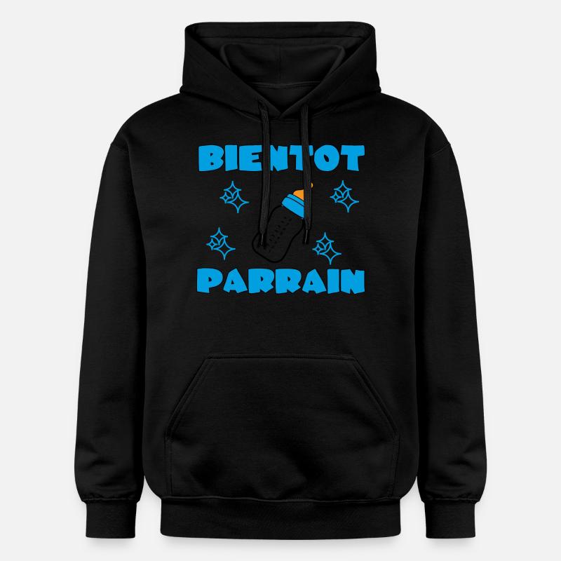 BIENTOT PARRAIN - Sweat à capuche Softstyle® Gildan Unisexe - noir