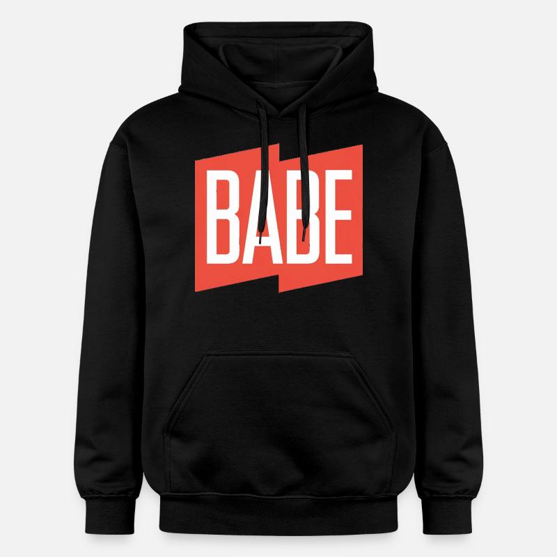 BABE - Sweat à capuche Softstyle® Gildan Unisexe - noir