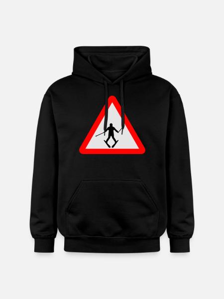 Ski - Gildan Unisex Softstyle® Midweight Hoodie - black