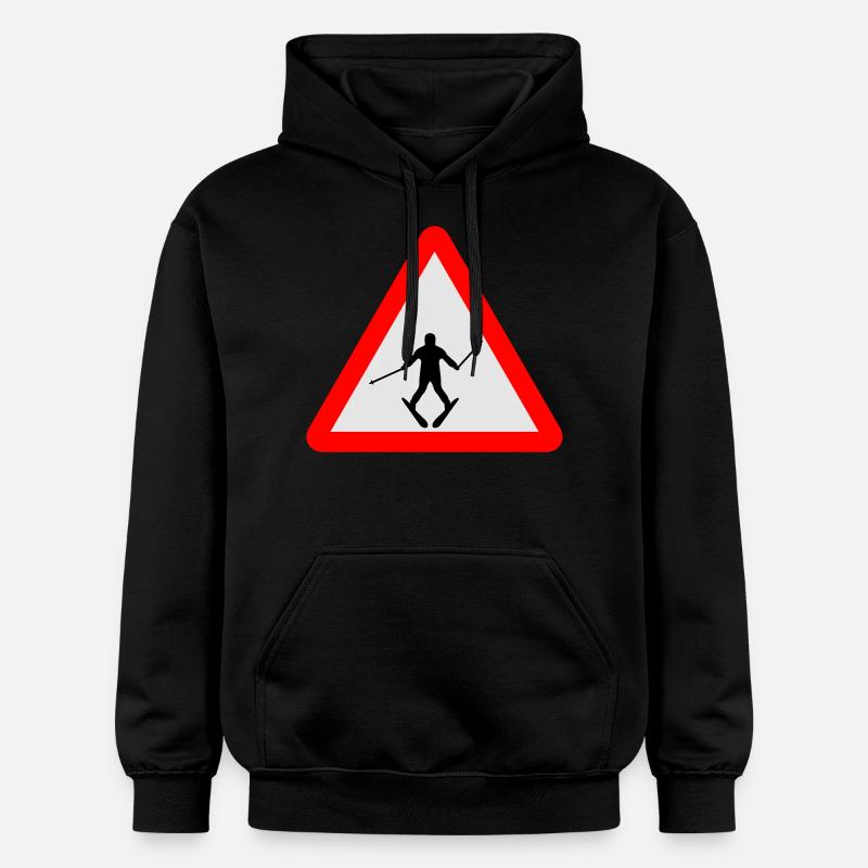 Ski - Sweat à capuche Softstyle® Gildan Unisexe - noir