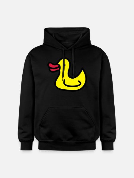 Entchen - Ente 3 - Gildan Unisex Softstyle® Midweight Hoodie - Schwarz