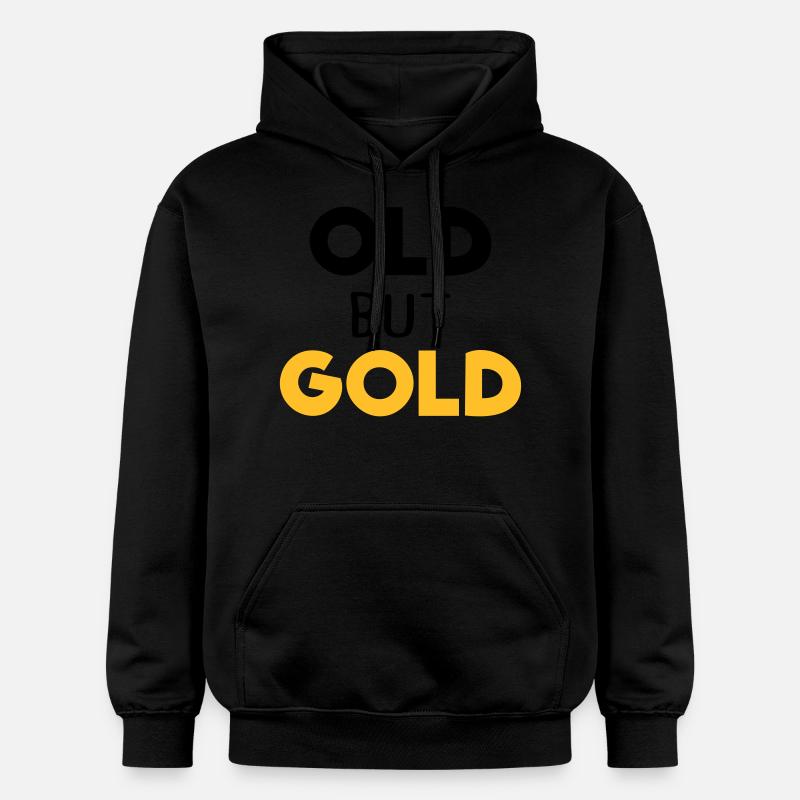 old but gold - Sweat à capuche Softstyle® Gildan Unisexe - noir