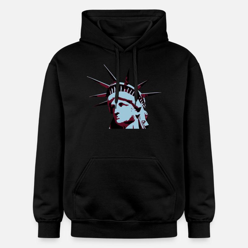 Lady Liberty - Sweat à capuche Softstyle® Gildan Unisexe - noir