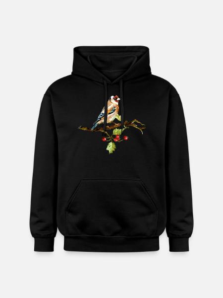 Bird - Gildan Unisex Softstyle® Midweight Hoodie - black