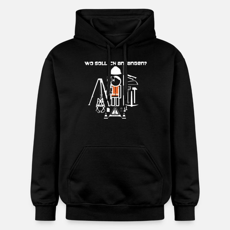 Arpenteur polyvalent - Sweat à capuche Softstyle® Gildan Unisexe - noir