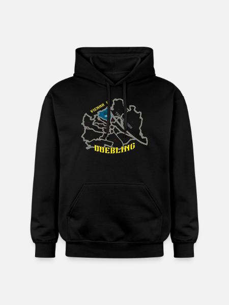 Döbling Wien 19 - Gildan Unisex Softstyle® Midweight Hoodie - Schwarz