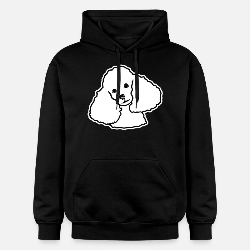 Caniche - Sweat à capuche Softstyle® Gildan Unisexe - noir