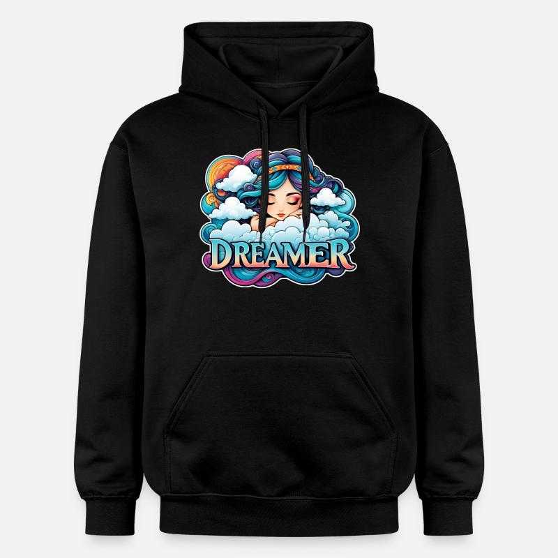 Träumer - Träumer - Träumer - Traum - Träumerei - Gildan Unisex Softstyle® Midweight Hoodie - Schwarz