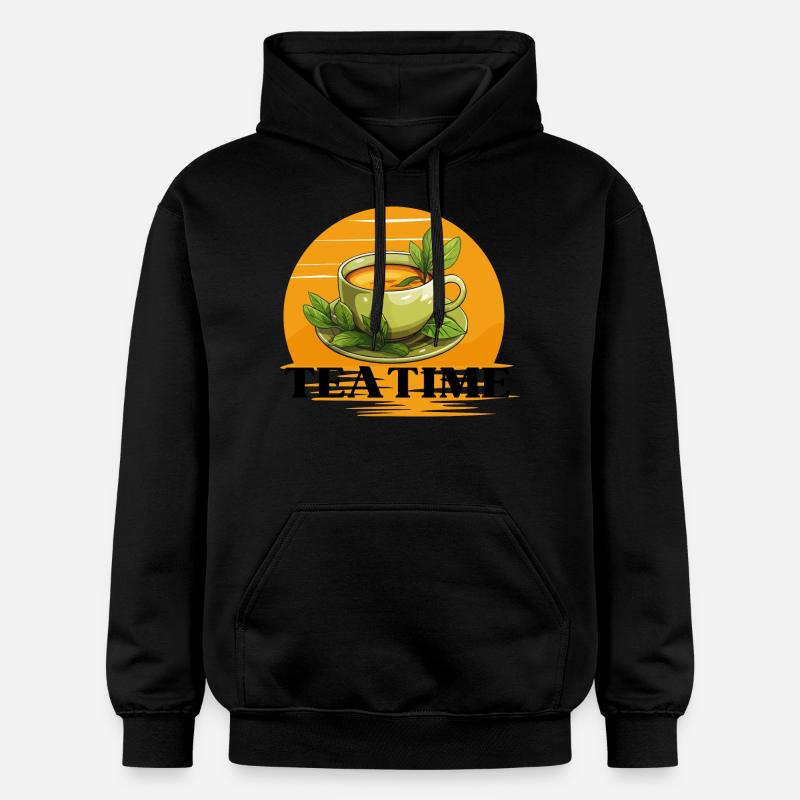 Tea Time ! - Sweat à capuche Softstyle® Gildan Unisexe - noir