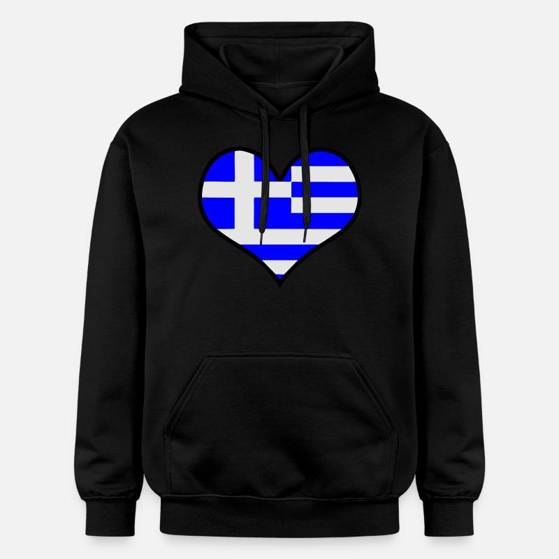 hellas grèce grèce - Sweat à capuche Softstyle® Gildan Unisexe - noir