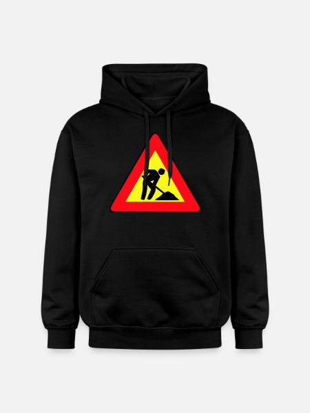 Men at Work - Gildan Unisex Softstyle® Midweight Hoodie - black