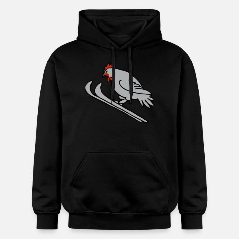 Ski-poule - Sweat à capuche Softstyle® Gildan Unisexe - noir