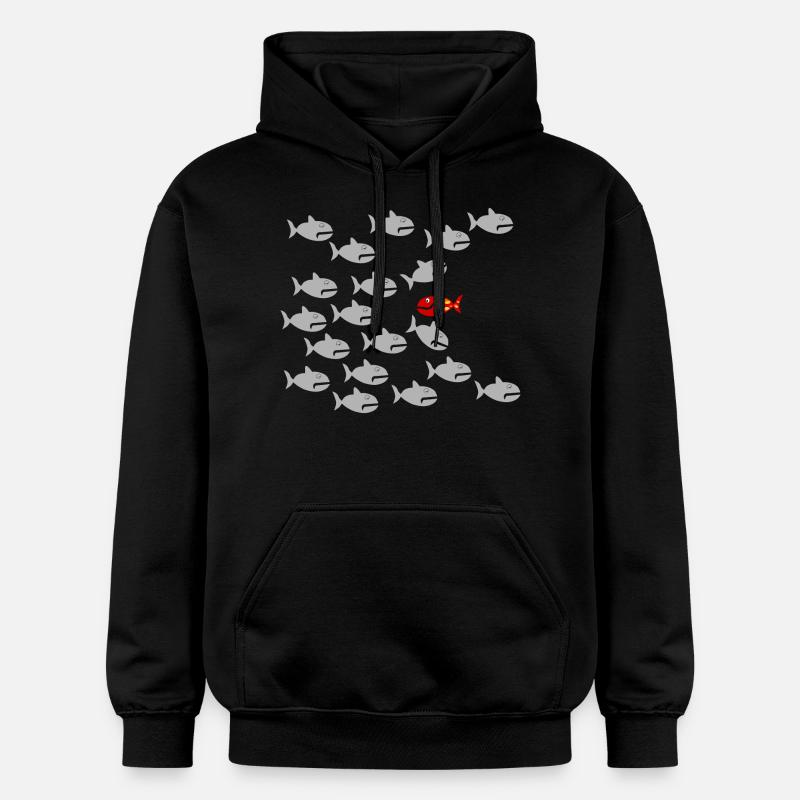 Soyez différent! - Sweat à capuche Softstyle® Gildan Unisexe - noir