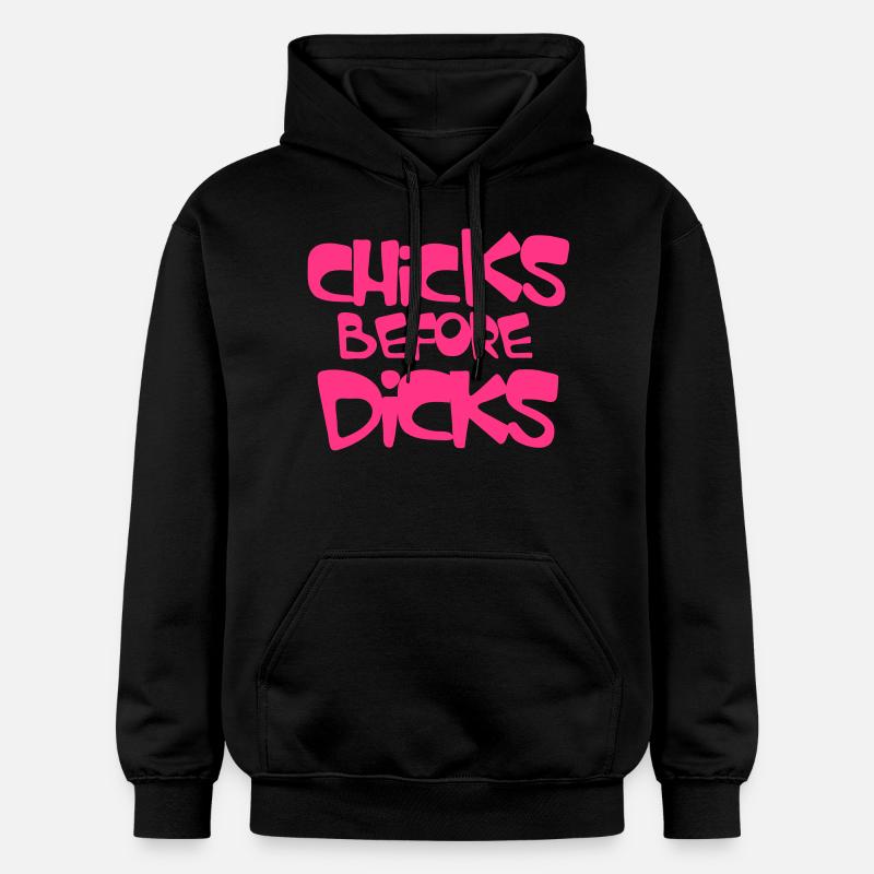 poussins avant bites - Sweat à capuche Softstyle® Gildan Unisexe - noir