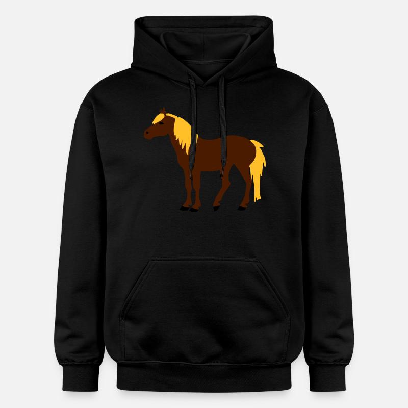 Haflinger - Sweat à capuche Softstyle® Gildan Unisexe - noir