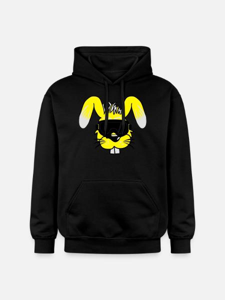 skihase - Gildan Unisex Softstyle® Midweight Hoodie - Schwarz