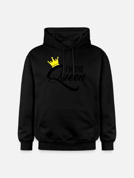 I'm the Queen - Gildan Unisex Softstyle® Midweight Hoodie - Schwarz