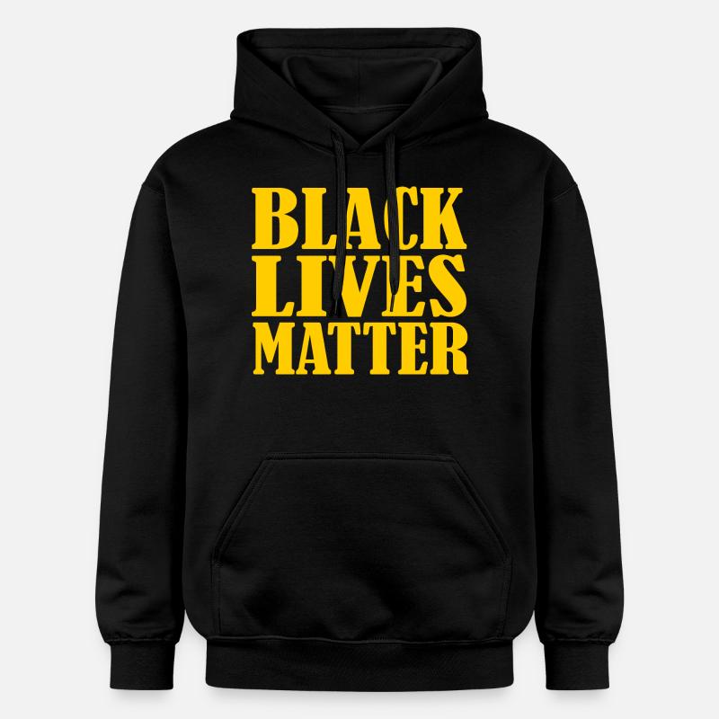 Les vies noires comptent - Sweat à capuche Softstyle® Gildan Unisexe - noir
