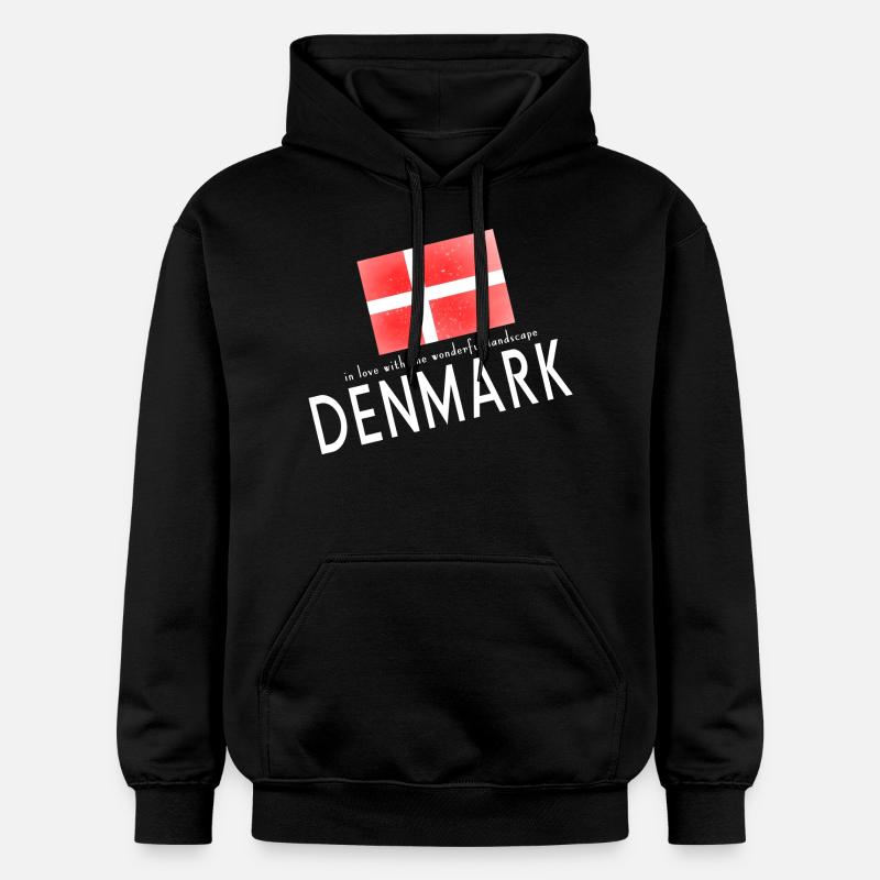 Danemark Danemark - Sweat à capuche Softstyle® Gildan Unisexe - noir