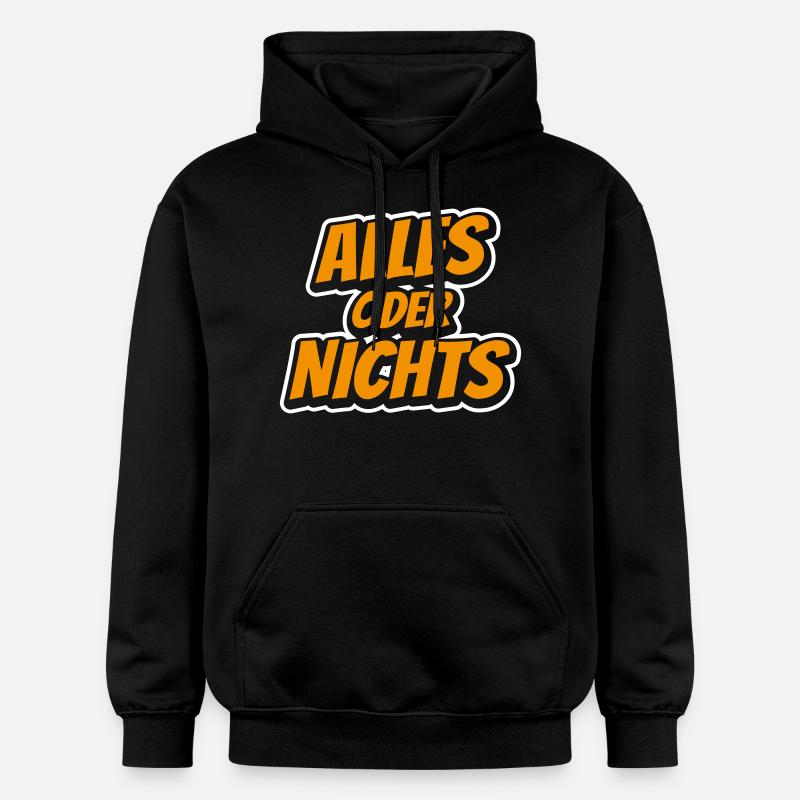 Alles oder Nichts - Gildan Unisex Softstyle® Midweight Hoodie - Schwarz