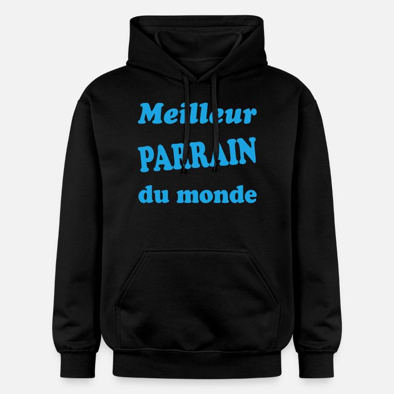 Meilleur PARRAIN - Sweat à capuche Softstyle® Gildan Unisexe - noir