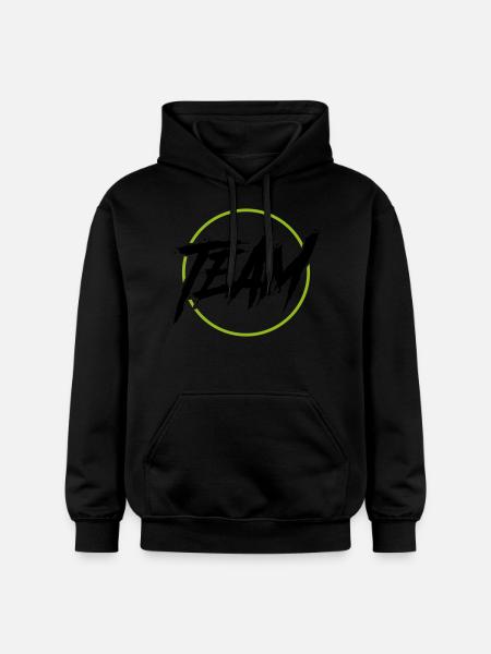 Team Circle - Gildan Unisex Softstyle® Midweight Hoodie - black