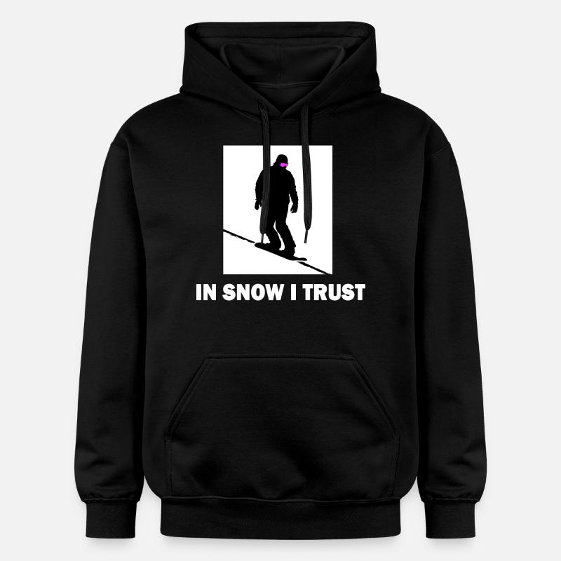Snowboarder Freestyle Boarder Snowboard - Sweat à capuche Softstyle® Gildan Unisexe - noir