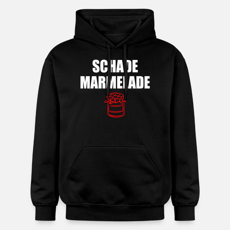 Schade Marmelade - Gildan Unisex Softstyle® Midweight Hoodie - Schwarz