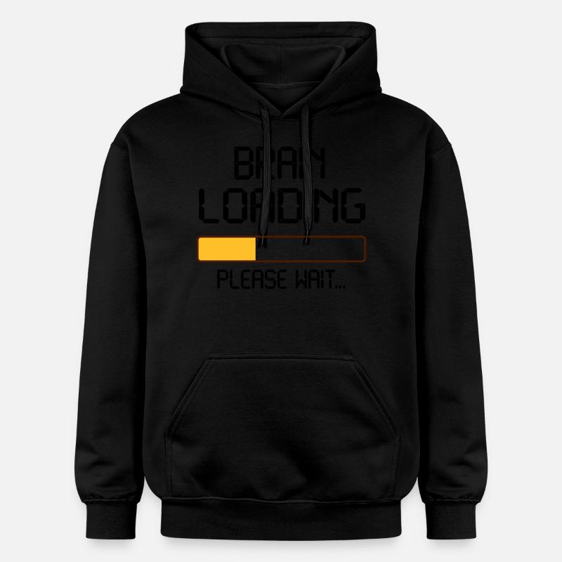 brain loading - Sweat à capuche Softstyle® Gildan Unisexe - noir
