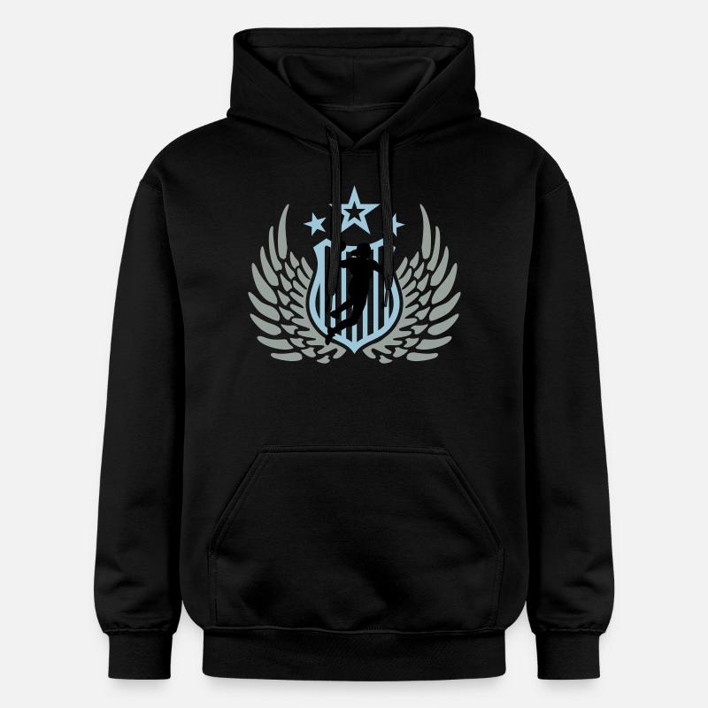 handballerin_f_3c - Sweat à capuche Softstyle® Gildan Unisexe - noir