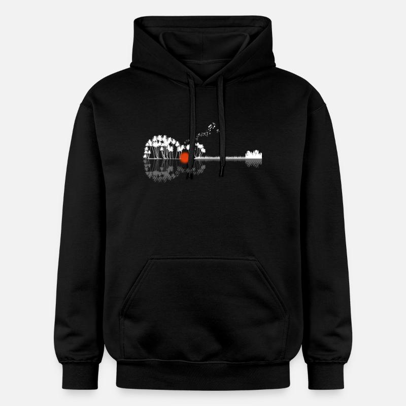 Guitar Gift Shirt Guitariste - Sweat à capuche Softstyle® Gildan Unisexe - noir