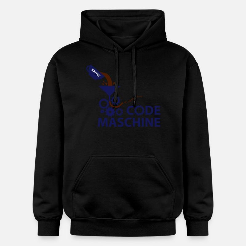 machine à code - Sweat à capuche Softstyle® Gildan Unisexe - noir