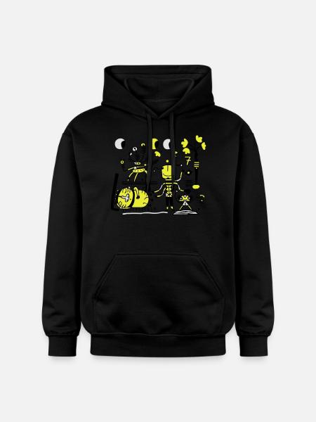 Universe - Gildan Unisex Softstyle® Midweight Hoodie - black