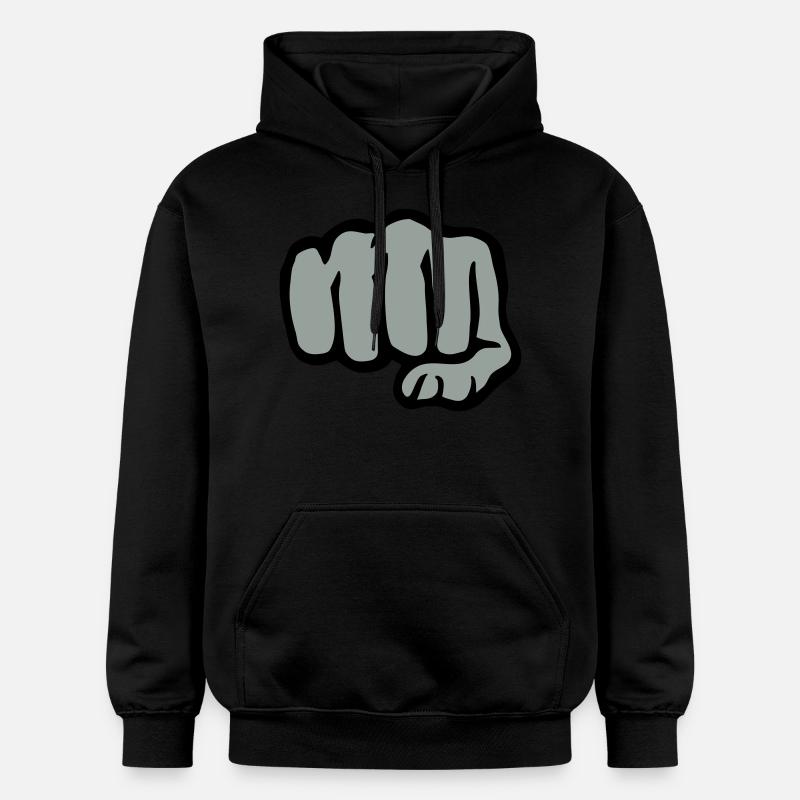 Poing - Sweat à capuche Softstyle® Gildan Unisexe - noir