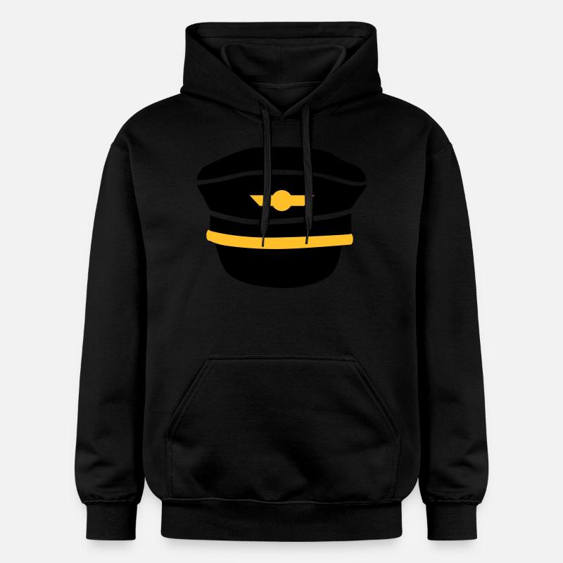 Pilote - Sweat à capuche Softstyle® Gildan Unisexe - noir