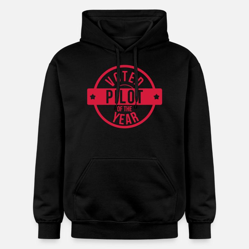 Rennfahrer / Pilot / Auto / Luftfahrt / Luft - Gildan Unisex Softstyle® Midweight Hoodie - Schwarz