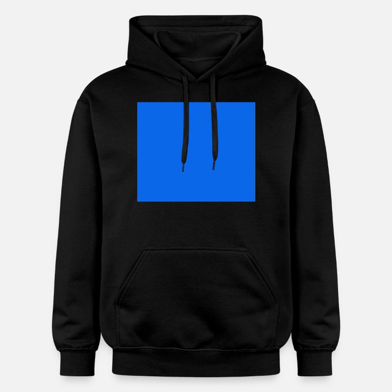Couleur Bleu Rectangle - Sweat à capuche Softstyle® Gildan Unisexe - noir