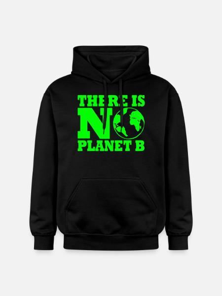 There is no planet B - Gildan Unisex Softstyle® Midweight Hoodie - black