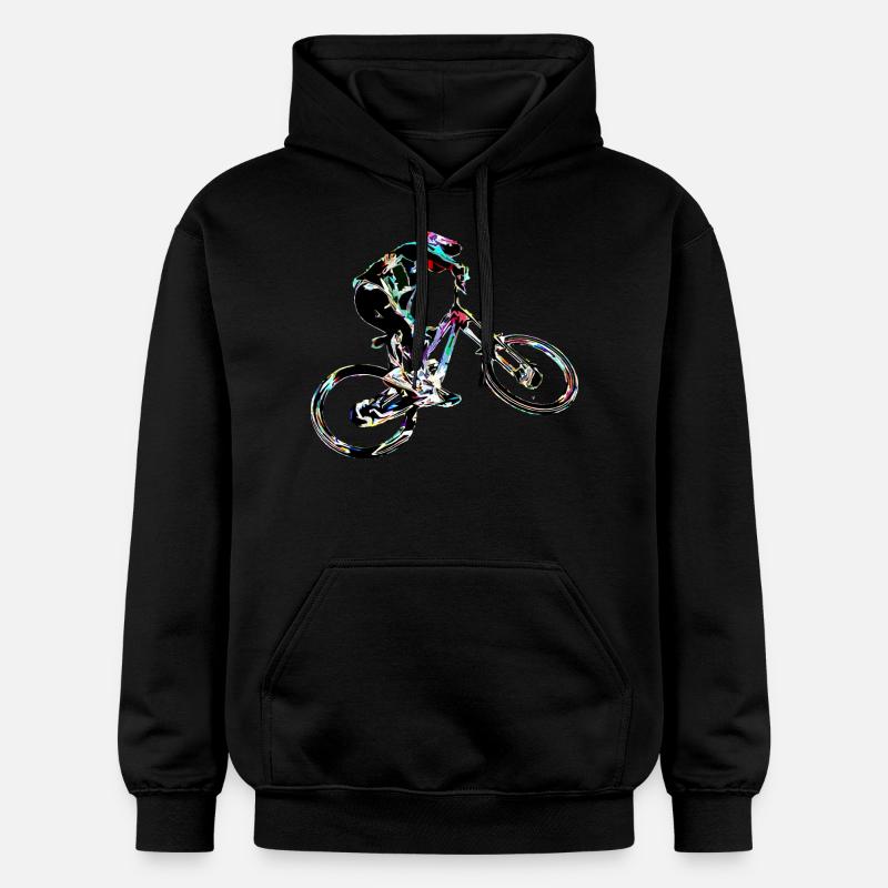vtt descente - Sweat à capuche Softstyle® Gildan Unisexe - noir
