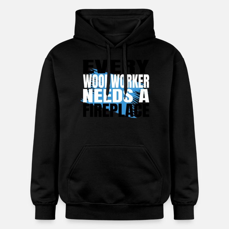Humour Mason Construction Charpentier - Sweat à capuche Softstyle® Gildan Unisexe - noir