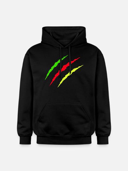Claws Kurdistan - Gildan Unisex Softstyle® Midweight Hoodie - black