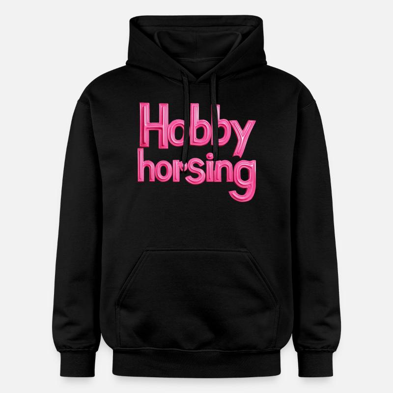 Hobbyhorsing - Sweat à capuche Softstyle® Gildan Unisexe - noir